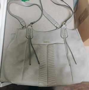 Gray Shoulder Bags with Slouchy Shape and Adjustable Straps Rossetti bag